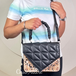 Nouvelle mode sac à bandoulière élégant en cuir matelassé matelassé pour femmes sac à bandoulière à volants pour femmes - Product Image 1