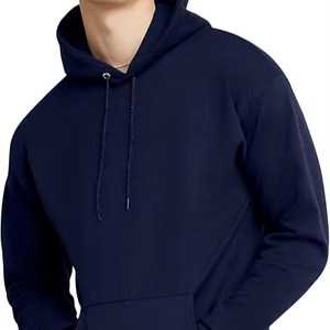 Vente flash Nouveauté Sweat-shirts à capuche doublés pour hommes 100% polyester Teint en pièce Hiver Uni Logo personnalisé Séchage rapide Respirant - Product Image 1