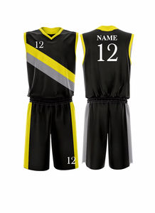 Venta directa de fábrica de alta calidad logotipo personalizado sublimación uniformes de baloncesto moda secado rápido uniformes de baloncesto para hombres - Product Image 4