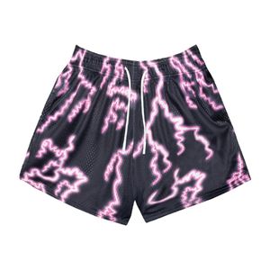 Acheter un short en maille de basket-ball respirant de haute qualité, conception de logo personnalisé, short en maille de gymnastique en polyester par sublimation - Product Image 1