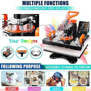Presse à Chaud Semi-Automatique 11-en-1 Freesub P8100-11 pour T-shirts, Mugs, Chapeaux et Casquettes - Product Image 3