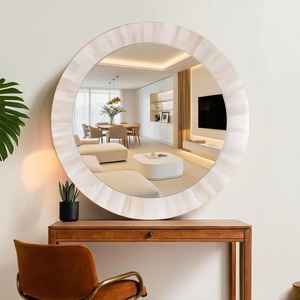 Suministro al por mayor de espejo de pared o piso con incrustaciones de hueso para pasillos o baños y áreas de vestidor Uso disponible a granel - Product Image 3