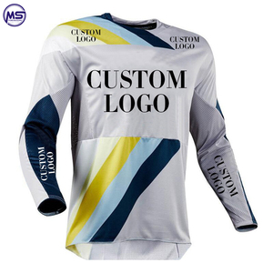 Venta caliente profesional de carreras para hombres ropa deportiva logotipo personalizado impresión Motocross camisa transpirable y resistente al viento - Product Image 2