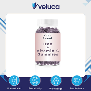 Caramelo de goma de hierro del mejor proveedor del mundo con vitamina C Suplemento de cuidado de la salud de alta calidad para adultos Forma de rebanada de fruta - Product Image 3