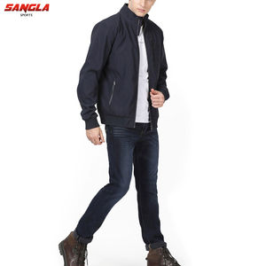 Chaquetas cortavientos ligeras para hombre, prendas de vestir con cremallera completa para otoño, chaqueta Bomber para hombre, chaqueta Bomber de poliéster 100% de la mejor calidad - Product Image 6