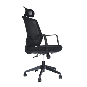 R320รองศรีษะแบบปรับได้ได้รับการออกแบบตามหลักสรีรศาสตร์เก้าอี้ทำงานทำจากผ้าไนลอนฐานกันไฟทำจากโฟม PP เก้าอี้ทำงานทำจากตาข่ายเรียบทันสมัย29-HE - Product Image 4