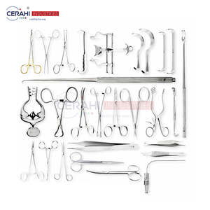 Cerahi ชุดเครื่องมือผ่าตัดส่องกล้องด้วยตนเองทำจากสแตนเลส48ชิ้นสำหรับการผ่าตัดช่องท้องทั่วไป - Product Image 2