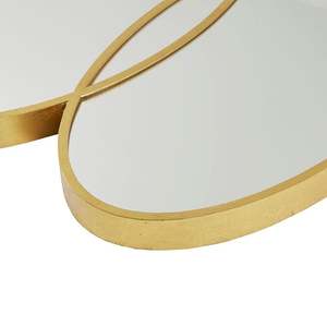 Espejo de Pared <span class=keywords><strong>Eclipse</strong></span> Gold Trio, Espejo de Maquillaje para Baño, Decoración para Sala de Estar, 30 x 40 Pulgadas - Product Image 4