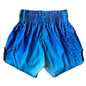 Pantalones cortos transpirables de cintura alta para mujer, pantalones cortos de lucha de Muay Thai, MMA, Kick Boxing, fábrica, venta al por mayor, pantalones cortos de artes marciales para mujer - Product Image 2