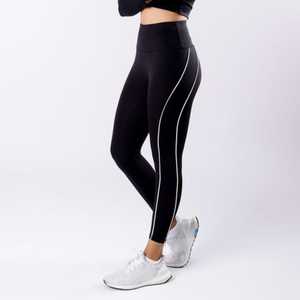 Mallas sin costuras para mujer al por mayor, pantalones de yoga de cintura alta, mallas de gimnasio, ropa deportiva de compresión elástica OEM personalizada - Product Image 4