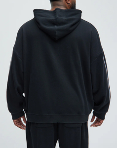 ผู้ผลิตชุดฮู้ดดี้และกางเกงวอร์มแบบหนาสีพื้นสไตล์วินเทจ (Marfa International) - Product Image 3