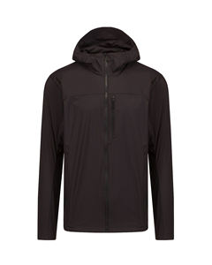 Chaqueta para correr Softshell fina con logotipo personalizado para hombre 2024 con capucha impermeable con cremallera rompevientos formal para deportes al aire libre - Product Image 1