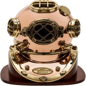 Casque de plongée Marin Divers fait à la main Miniature US Navy Cuivre Finition Plongée sous-marine Divers Casque Home Table Decor Movie - Product Image 3