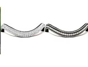 Brida de caballo de cuero inglés de primera calidad duradera con cómodas Riendas de goma y herrajes de acero inoxidable para montar y entrenar - Product Image 6