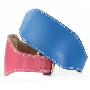 High Compression Leather Powertlifting <b>Belt</b> with Back Support <b>Strap</b> for Gym Training Custom Color Logo - Product Image 1