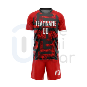 Maillots et shorts de football personnalisés OEM vente en gros uniformes de football de haute qualité kits d'équipe de sublimation fabricant d'usine - Product Image 5