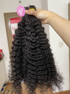 Vente chaude de haute qualité Remy I Tip Curl italien lâche Extensions de vague naturelle profonde donneur unique Double dessiné de haute qualité - Product Image 3