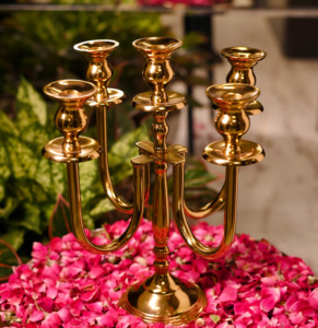 Nueva llegada Tea Light Holder Metal Decoración navideña para fiestas-Soporte de vela de hierro con caja de embalaje - Product Image 2