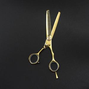 Tijeras de pelo de oro de 6,0 pulgadas de nueva moda al por mayor Sessors de belleza con diseño elegante para cortar el pelo - Product Image 5