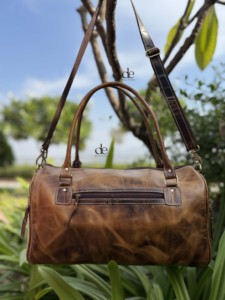 Nouveaux sacs à bagages en cuir véritable de designer, multi-usages, sac artisanal unisexe, sac de voyage, grande taille, multi-usages, design unique, sac à main - Product Image 3