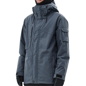 Vestes de ski à capuche personnalisées pour hommes grande taille Veste de ski imperméable et chaude pour les aventures hivernales isolée avec capuche - Product Image 1