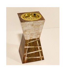 ไม้และโลหะเตาอู๊ดพร้อมไม้ถูพื้นทำงาน mabkhara - Product Image 1