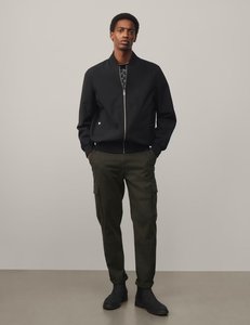 Logo privé Homme Collection Zipper Bomber Vestes Homme Mode décontractée Fabriqué en usine Bomber Vestes - Product Image 3