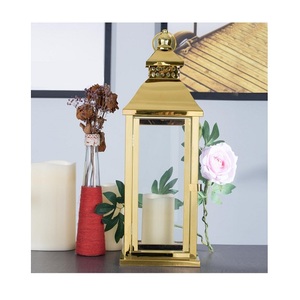 Farol Colgante de Metal y Vidrio, Tamaño y Forma Personalizados, Farol Decorativo para Bodas y Accesorios de Decoración del Hogar - Product Image 6