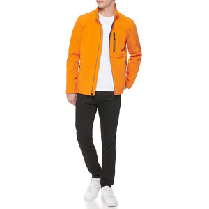 Customized Logo Printing Front Zipper Stand Collar Softshell <b>Jackets</b> <b>Light</b> <b>Weight</b> Men's Softshell <b>Jackets</b> - Product Image 1