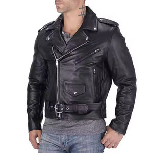 Vestes en cuir de vachette véritable entièrement personnalisées pour hommes/Nouvel arrivage de vestes en cuir pour hommes au design personnalisé à la mode - Product Image 1