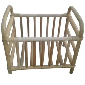 Custom Made Bamboo Craft Used for Baby and Girls Newborn Vintage Props Photography Storage Woven Rattan Wicker Cradle