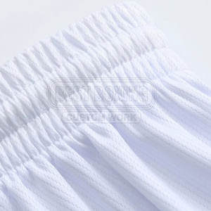 Conjunto de camiseta y pantalones cortos de baloncesto del equipo con impresión por sublimación para uniforme de baloncesto juvenil de diseño personalizado - Product Image 5