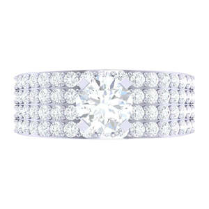 Anillos de Plata de Ley 925 de Primera Calidad para Mujer, Chapados en Rodio con Diamante de Corte Princesa, Joyería Fina, Tipo Anillo para Hombre - Product Image 3
