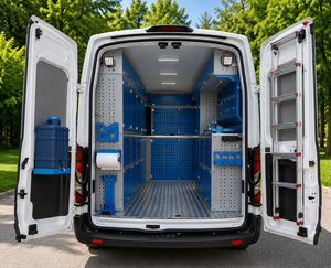 OEM Mobile Service Workshop <b>Van</b> Shelving System Overhead Cabinets Workbench Ladder Holder Tool Storage Modular <b>Van</b> <b>Rack</b> Easily - Product Image 1