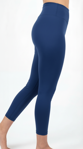 <b>Women</b> High Waist Sapphire <b>Blue</b> Gym <b>Leggings</b> Custom OEM Compression Yoga Pants Fitness Activewear - Product Image 3