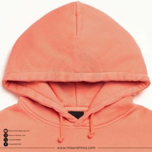 เสื้อฮู้ดดี้สตรีทแวร์โอเวอร์ไซส์สำหรับฤดูหนาว ขายส่ง ผ้าฝ้ายฟลีซ 100% เนื้อหนา สีพื้น ปักโลโก้ พิมพ์ลาย ได้ตามสั่ง แบบยูนิเซ็กส์ - Product Image 2