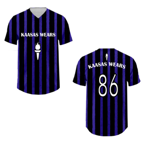 Maillots de baseball personnalisés professionnels, ensembles complets, impression par sublimation OEM, uniforme de baseball d'équipe - Product Image 2