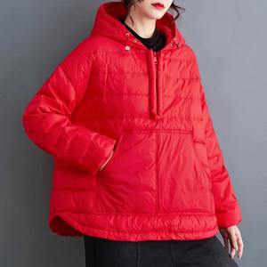 Otoño mujer Parkas chaqueta con capucha ropa femenina prendas de vestir de invierno corto ligero fino abajo algodón cálido abrigo 2024 chaqueta de invierno - Product Image 6