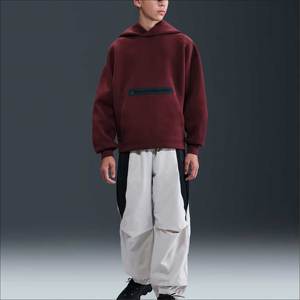 Conjunto Premium de Sudadera con Capucha Extra Grande con Cierre y Pantalones Deportivos con Logotipo Personalizado Bordado, Tejido de Algodón de Punto Transpirable y Antiarrugas - Product Image 1