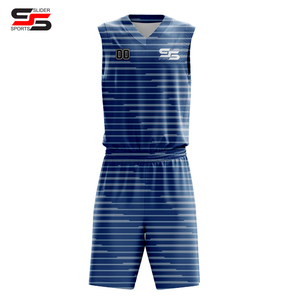 Conjunto de uniforme de baloncesto de alta calidad para equipo, uniforme de baloncesto de color y tamaño personalizado para venta en línea - Product Image 3