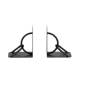 Sujetalibros decorativos de metal, diseño escultural elegante, soporte funcional para libros, decoración para estanterías de sala de estar - Product Image 3