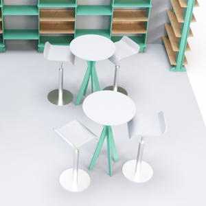 Promozione dei produttori di ESPOSIT per il tavolo di legno moderno colore personalizzato Stand up tavolo da esposizione per la fiera - Product Image 3