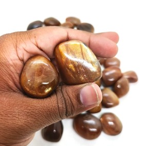 คริสตัลบำบัดขัดเงาหินมูนสโตนอัญมณีหลวมสำหรับทำเครื่องประดับ - Product Image 4