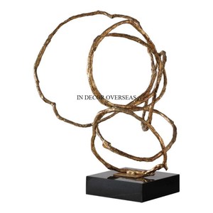 Best Quality Aluminum Casted Antique Stylish Designer Gold Plated Elegant Look Sculpture Indoor And Outdoor <b>Decoration</b> Supplies - Product Image 2