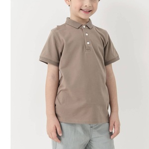Camiseta de manga corta para niños 2025 New Boy Polo Shirt Baby Polo Collar Top Ropa para niños Color a juego Exportar desde BD - Product Image 5