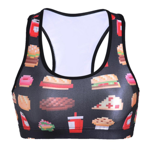 Sujetador deportivo de entrenamiento por sublimación hecho a medida para mujer, de talla grande Sujetador deportivo al mejor precio, novedad - Product Image 4