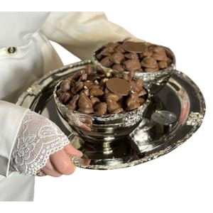 ชามเสิร์ฟขนมหวานทำจากสเตนเลสสตีลสีทองตกแต่งโต๊ะดีไซน์ทันสมัย - Product Image 3