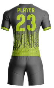 Venta Directa de Fábrica, Uniforme de Fútbol Personalizado por Sublimación para Hombre, 100% Poliéster, Absorbente de Sudor, Cuello en V, Elástico en Cuatro Direcciones - Product Image 3