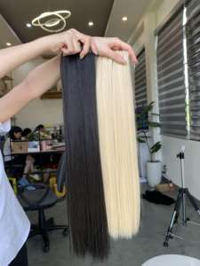 Os droit Remy vierge 100% Vietnam extensions de cheveux humains pas cher naturel lisse et doux matière première - Product Image 5