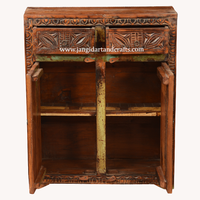Beau buffet en bois recyclé sculpté à la main, meubles de maison antiques indiens, Buffets, coffre en bois, recyclage, Reproduction, meubles